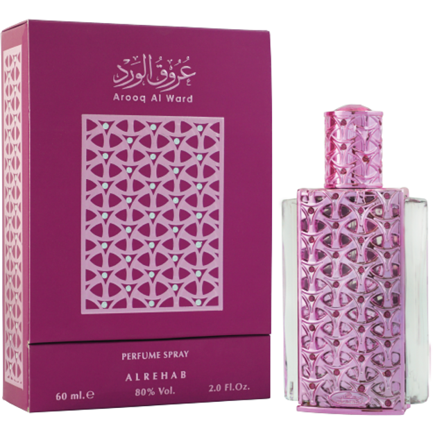 Al Rehab Arooq Al Ward EDP Perfume Spray 60ml For Unisex