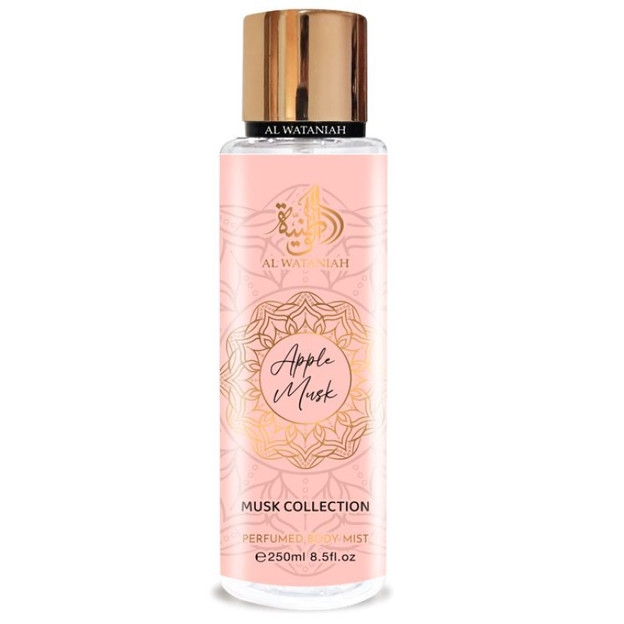 Al Wataniah Musk Collection Apple Musk body mist U 250 ml Al Wataniah Musk Collection Apple Musk body mist U 250 ml
