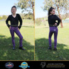 Kids Crown Purple Denim Jodhpurs