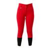 Unicorn Ladies Red High Waisted Silicone Grip Breeches