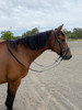 Bonzer Bridle Raised Bridle Padded crown Baracandy With Reins