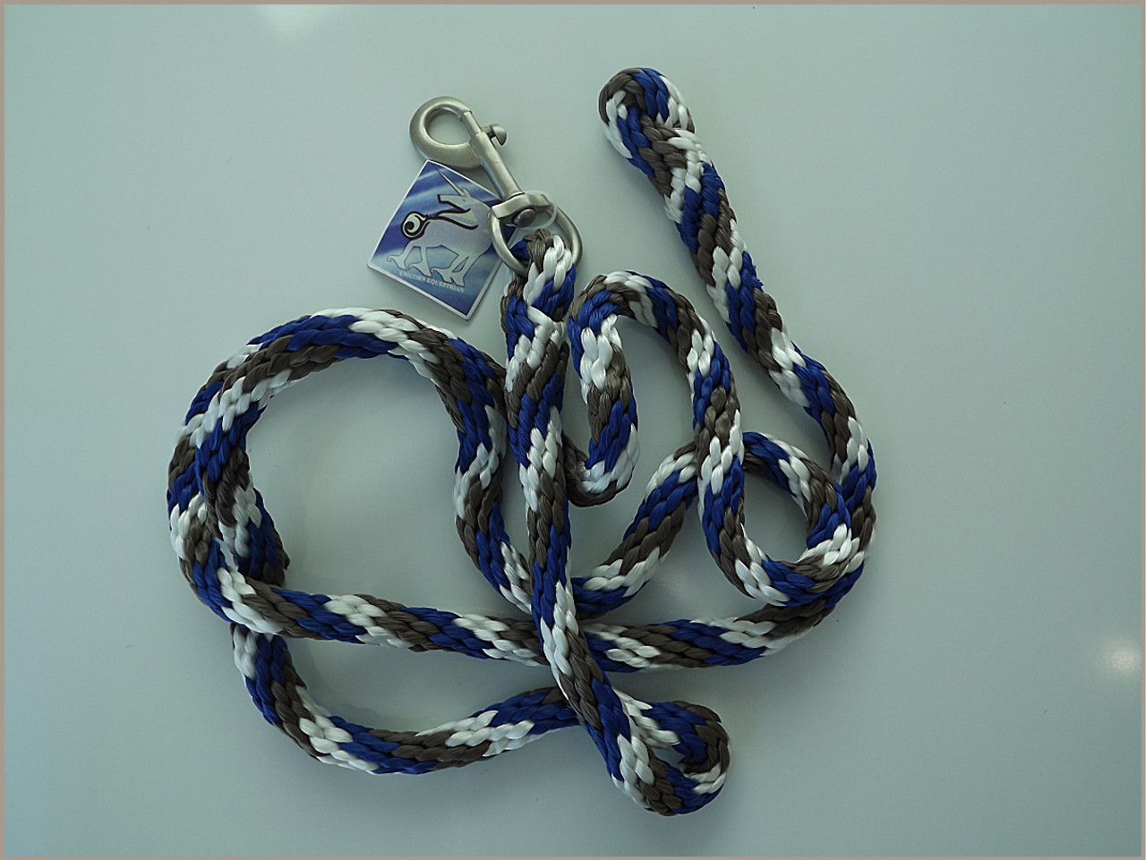 Sky Blue Blue Grey Darker Grey jumbo whisper lead rope