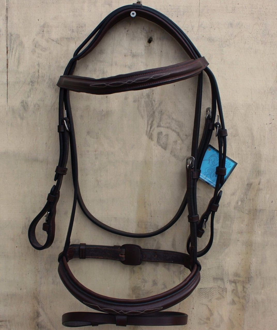 Premium Leather Flash Brown Bridle