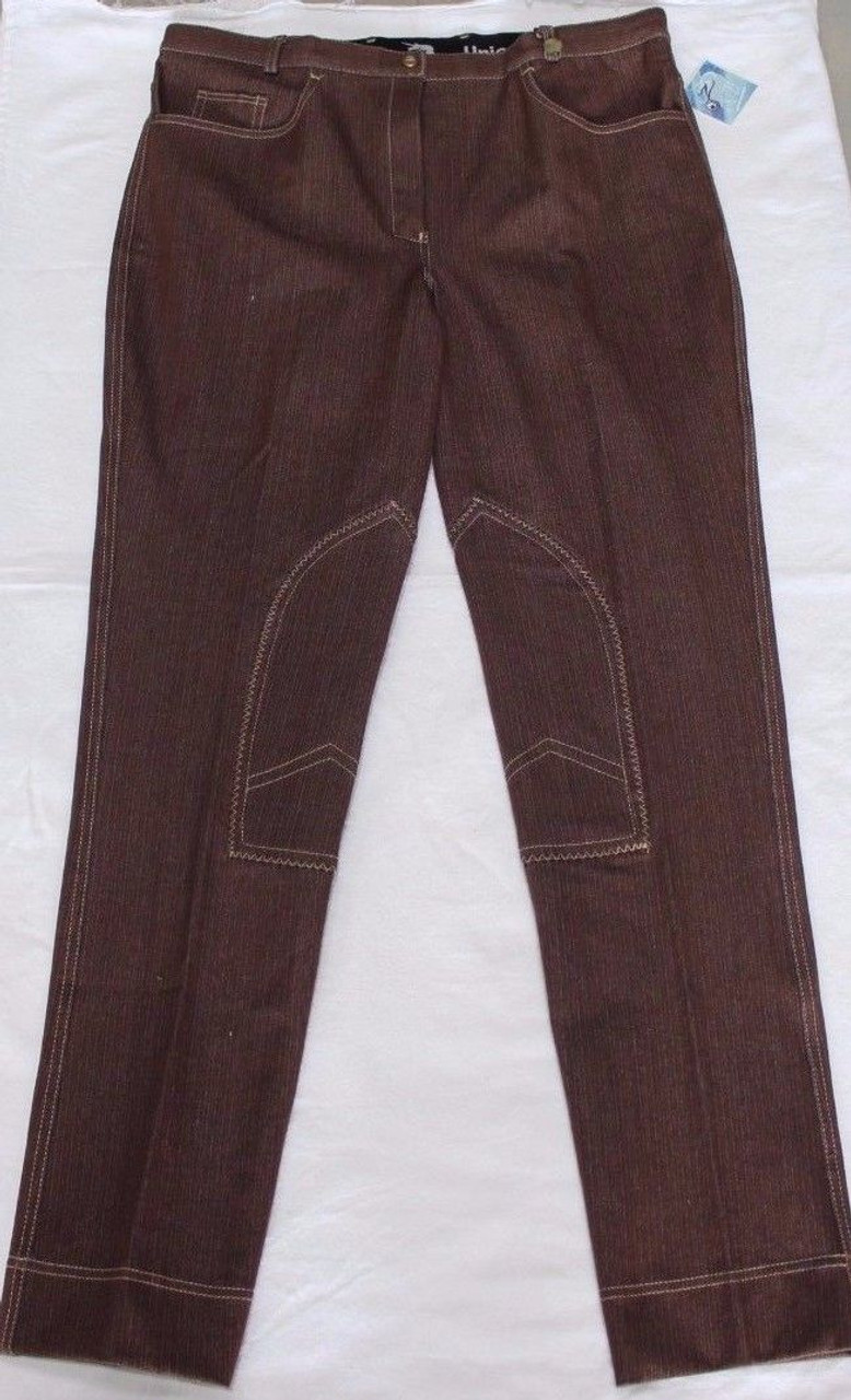 Brown Denim Jodhpur Breech