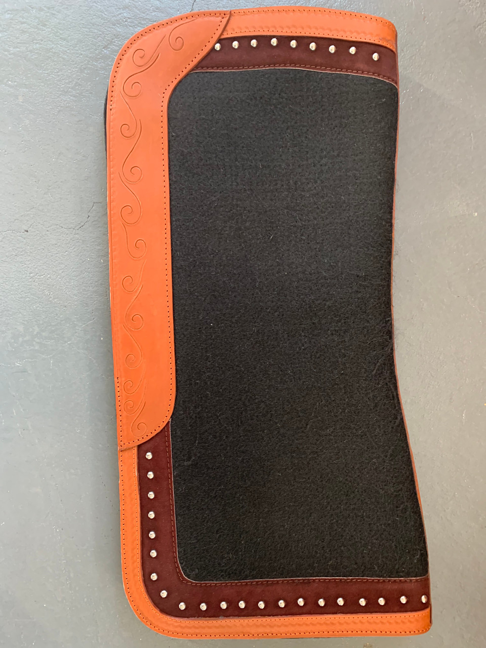 Unicorn Orange Western Saddle Pad 32"