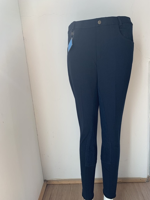Navy Blue Full Clarino Seat Mens Breech Navy Blue Full Clarino Seat Mens Breech