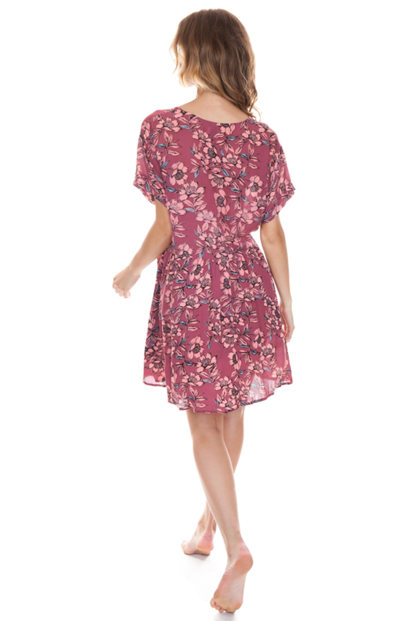 ROVE Laney Dress in Scarlett Blossom - Vida Soleil