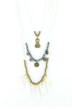 TREZO LAVI Triple Stack Buddha Necklace