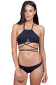 KOA SWIM Roseline Top in Toffee/Black