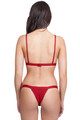 HOUSE OF AU+ORA Gold Digger Bottom in Deep Red