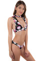 FRANKIES BIKINIS Harley Top in Black Lotus