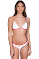 TAVIK Jayden Bottom in White/Hibiscus Color Block