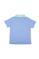 LONDONBERRY Kingsley Short Sleeve Polo Shirt in Blue
