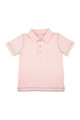 LONDONBERRY Rylee Short Sleeve Polo Shirt in Pink