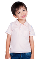 LONDONBERRY Rylee Short Sleeve Polo Shirt in Pink