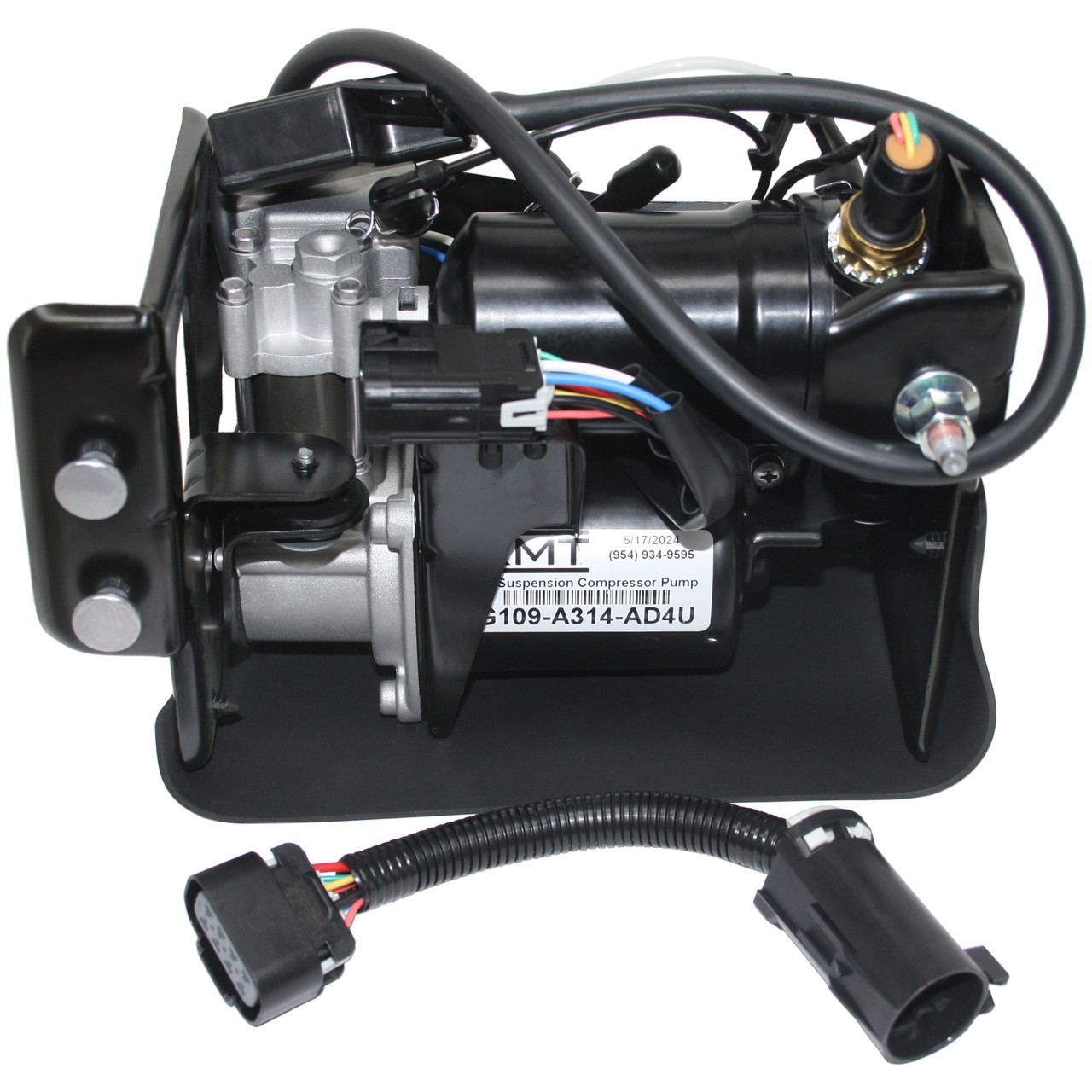 G109-A314-AD4U - New Front and Rear Air Suspension Compressor - Cadillac, Chevrolet, GMC