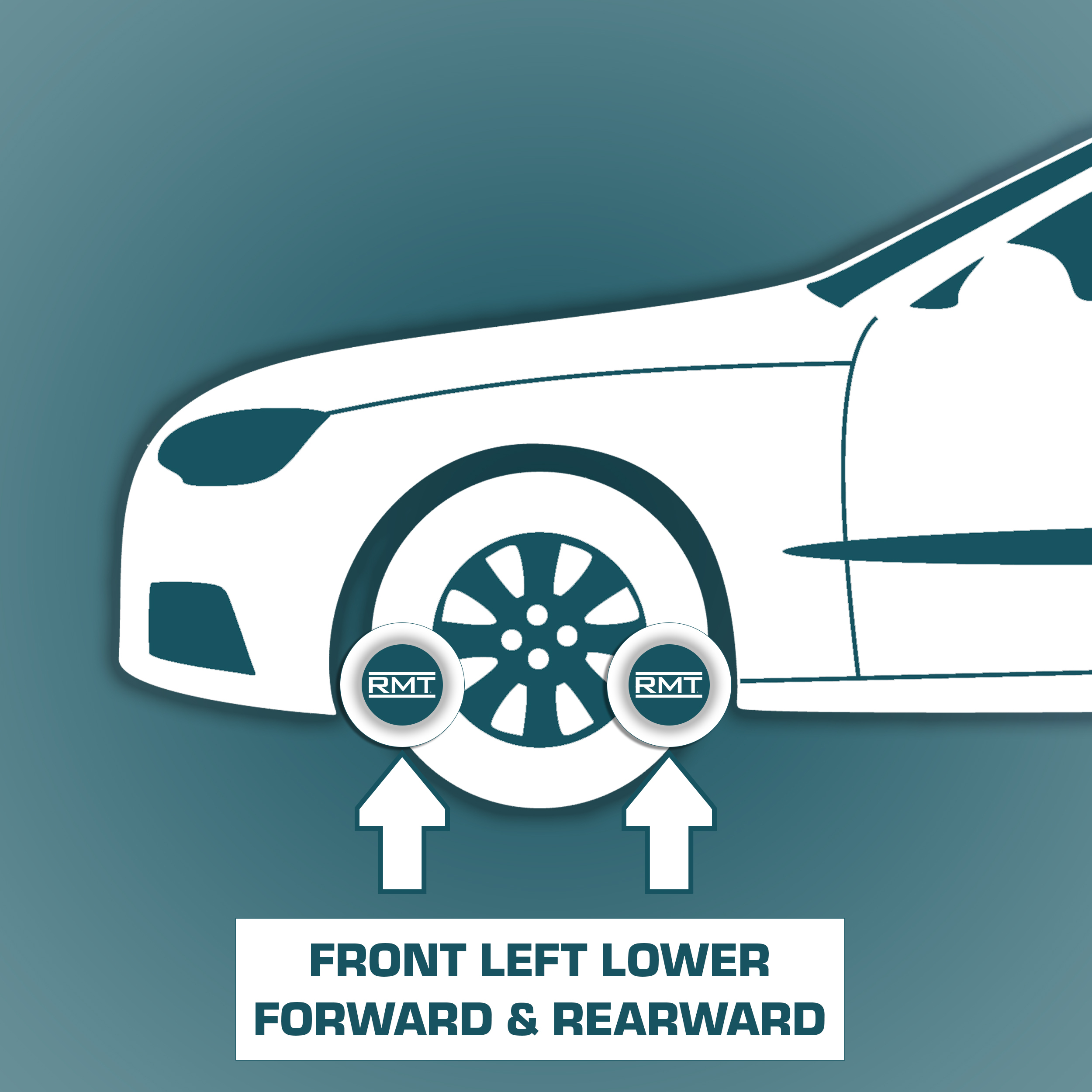 Front Left Lower Forward & Rearward