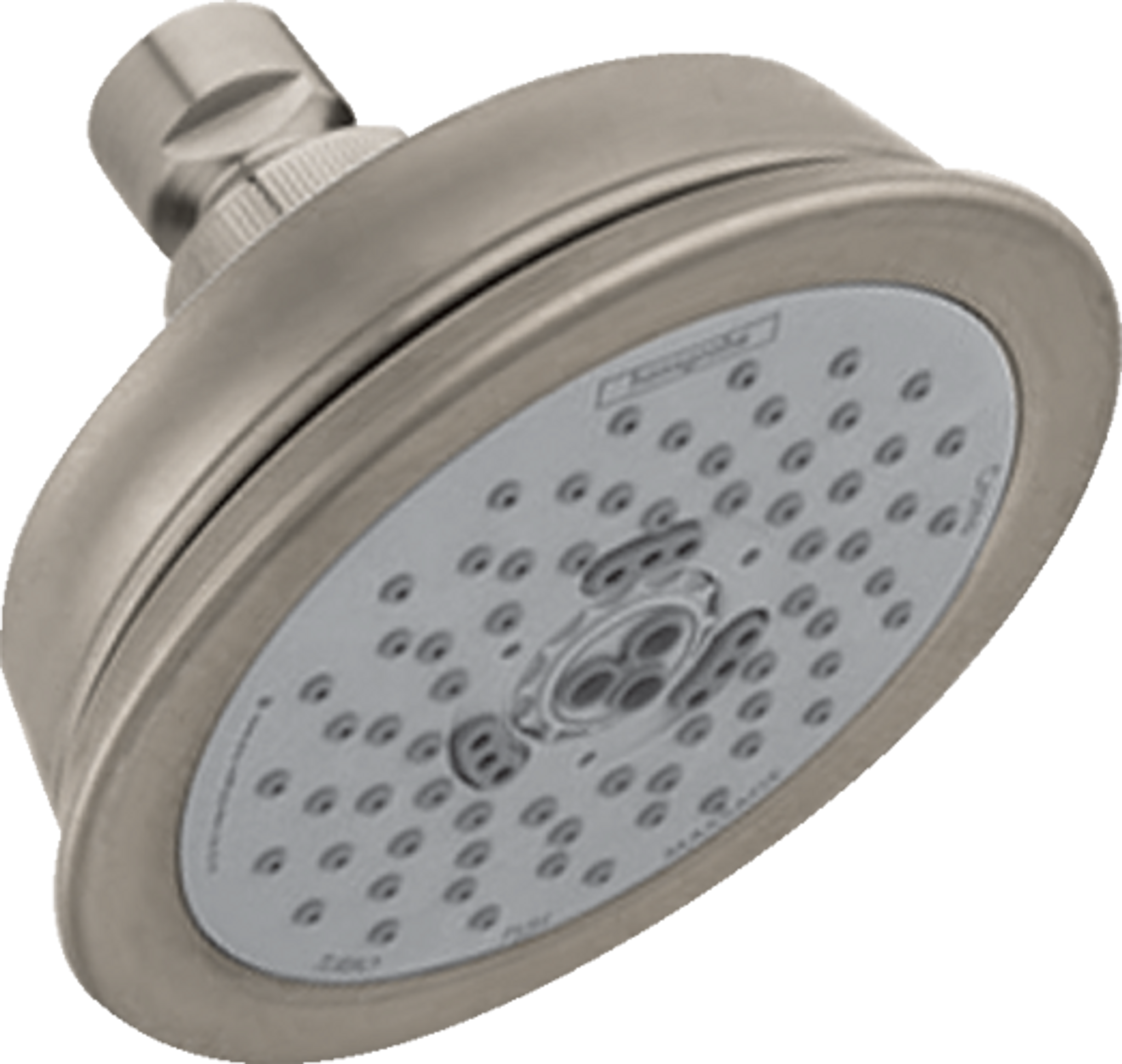 Hansgrohe 04333820 CROMA 100 CLASSIC SHOWERHEAD 3-JET, 2.0 GPM BRUSHED  NICKEL