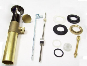 Phylrich 3-046/015 Complete Drain Set less Pop-up Knob and Rod in Satin Nickel(Old Number LD499P/015 ) Phylrich 3-046/015 Complete Drain Set less Pop-up Knob and Rod in Satin Nickel(Old Number LD499P/015 )