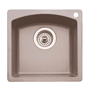 BLANCO 440203 DIAMOND BAR SINK DUAL DECK - METALLIC GRAY