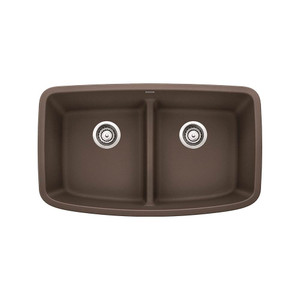 BLANCO 442203 VALEA EQUAL DOUBLE LOW DIVIDE - CAFé BROWN