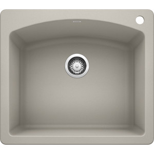 BLANCO 442749 DIAMOND SINGLE BOWL DUAL DECK - CONCRETE GRAY