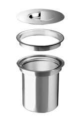 BLANCO 512471 SOLON COMPOST SYSTEM (DUAL MOUNT)