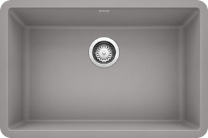BLANCO 522428 PRECIS 27" SINGLE BOWL - METALLIC GRAY BLANCO 522428 PRECIS 27" SINGLE BOWL - METALLIC GRAY