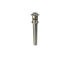 MOUNTAIN PLUMBING MT741/PN LAV DRAIN SOFT TOUCH WITH OVERFLOW ALL PLATED POLISHED NICKEL