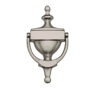 BALDWIN 0110.150 VICTORIAN DOOR KNOCKER IN SATIN NICKEL