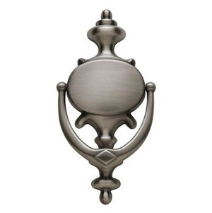 BALDWIN 0116.151 IMPERIAL DOOR KNOCKER IN ANTIQUE NICKEL