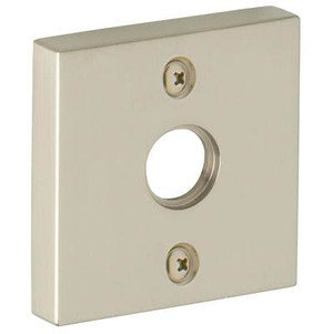 BALDWIN 0423.150 2" X 2" SQUARE EMERGENCY RELEASE TRIM WITH 0417 KEY AND 6701 COVER IN SATIN NICKEL