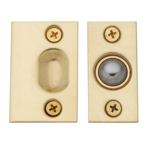 BALDWIN 0426.030 ADJUSTABLE BALL CATCH (FITTED IN DOOR) IN POLISHED BRASS