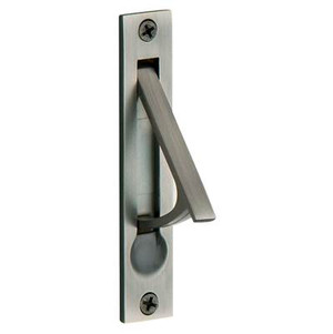 BALDWIN 0465.151 EDGE PULL .75" X 1.625" X 3.875" IN ANTIQUE NICKEL BALDWIN 0465.151 EDGE PULL .75" X 1.625" X 3.875" IN ANTIQUE NICKEL