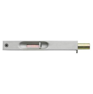 BALDWIN 0626.150 6" CORNER FLUSH BOLT IN SATIN NICKEL