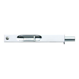 BALDWIN 0626.260 6" CORNER FLUSH BOLT IN POLISHED CHROME