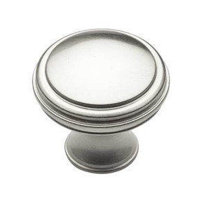 BALDWIN 4456.150.BIN COUTURE CABINET KNOB 1.32" DIAMETER IN SATIN NICKEL