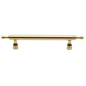 BALDWIN 4476.030.BIN SPINDLE CABINET PULL 4" CTC IN POLISHED BRASS BALDWIN 4476.030.BIN SPINDLE CABINET PULL 4" CTC IN POLISHED BRASS