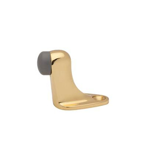 BALDWIN 4510.030 FLOOR BUMPER IN POLISHED BRASS