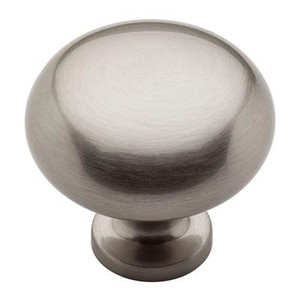 BALDWIN 4708.150.BIN CLASSIC CABINET KNOB 1.5" DIAMETER SATIN NICKEL