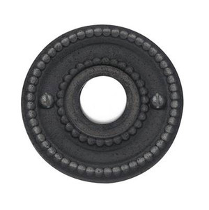 BALDWIN 4850.402 BEADED BELL BUTTON 1-3/4" DIAMETER IN DISTRESSED OIL RUBBED BRONZE