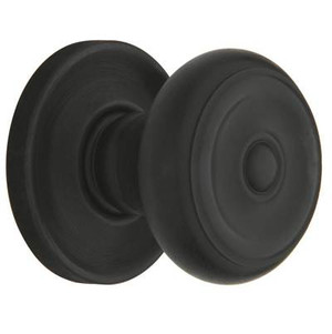 BALDWIN 5020.102.IDM HALF DUMMY SET 5020 COLONIAL KNOB WITH 5048 ROSE IN OIL RUBBED BRONZE
