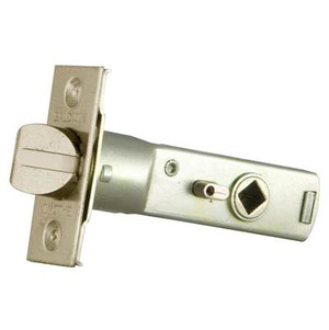 BALDWIN 5510.150.P KNOB-STRENGTH PRIVACY LATCH 2.375'' BACKSET IN SATIN NICKEL