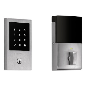 BALDWIN 8225.264.ZW MINNEAPOLIS TOUCHSCREEN Z-WAVE SMART ELECTRONIC DEADBOLT IN SATIN CHROME