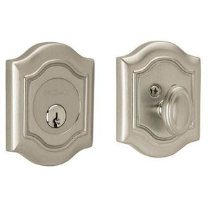 BALDWIN 8237.150 BETHPAGE SINGLE CYLINDER DEADBOLT  2-1/8" DOOR PREP IN SATIN NICKEL