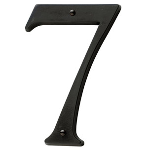 BALDWIN 90677.102.CD #7 HOUSE NUMBER 4-3/4" IN OIL RUBBED BRONZE