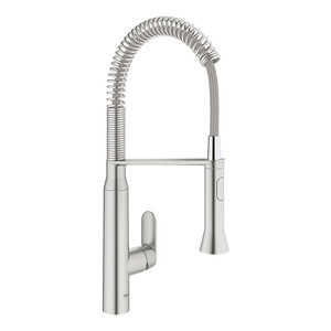 GROHE 31380DC0 K7 SINGLE-HANDLE KITCHEN FAUCET SUPERSTEEL