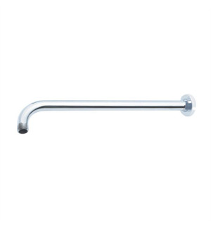 CALIFORNIA FAUCETS 9118-PC 12  WALL SHOWER ARM ROUND BASE, POLISHED CHROME