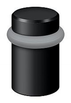 DELTANA UFB5000U19 ROUND UNIVERSAL FLOOR BUMPER 2" PAINT BLACK