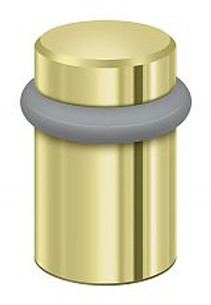 DELTANA UFB5000U3 ROUND UNIVERSAL FLOOR BUMPER 2" POLISHED BRASS